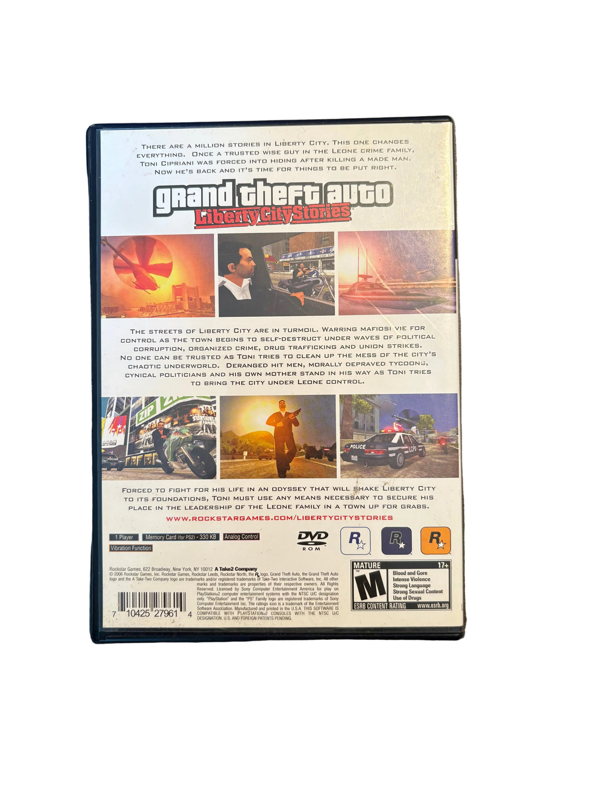 Grand Theft Auto: Liberty City Stories – PlayStation 2 (PS2)