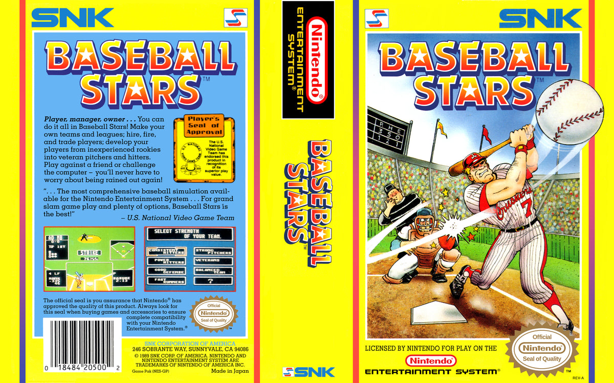 Baseball Stars — NES