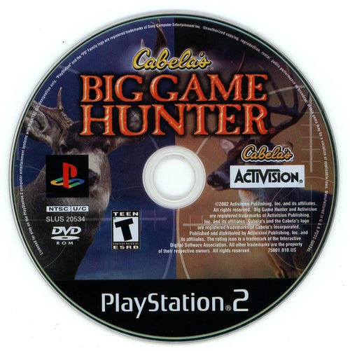Cabela's Big Game Hunter — PS2