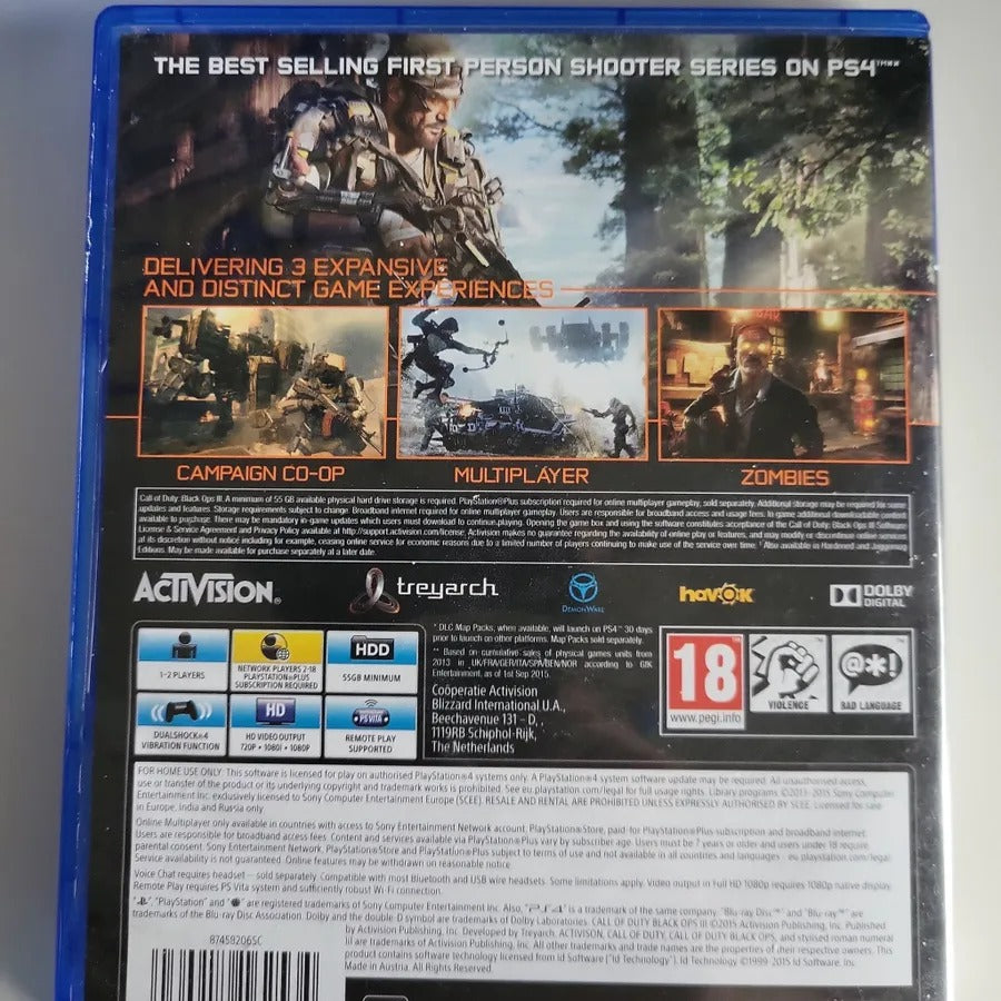 Call of Duty: Black Ops III — PS4