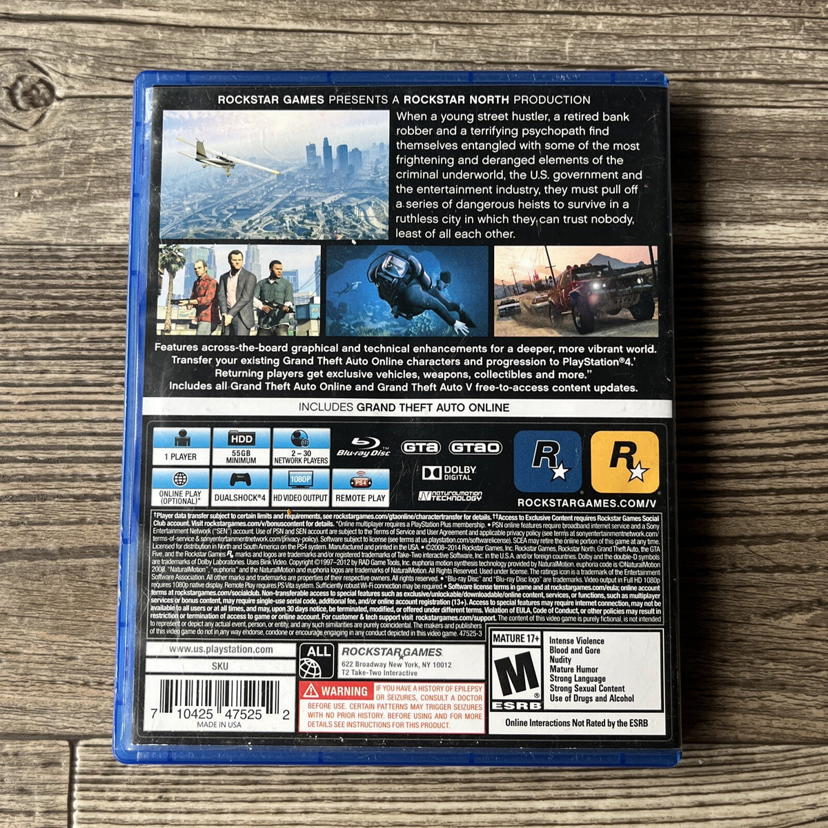 Grand Theft Auto V — PS4