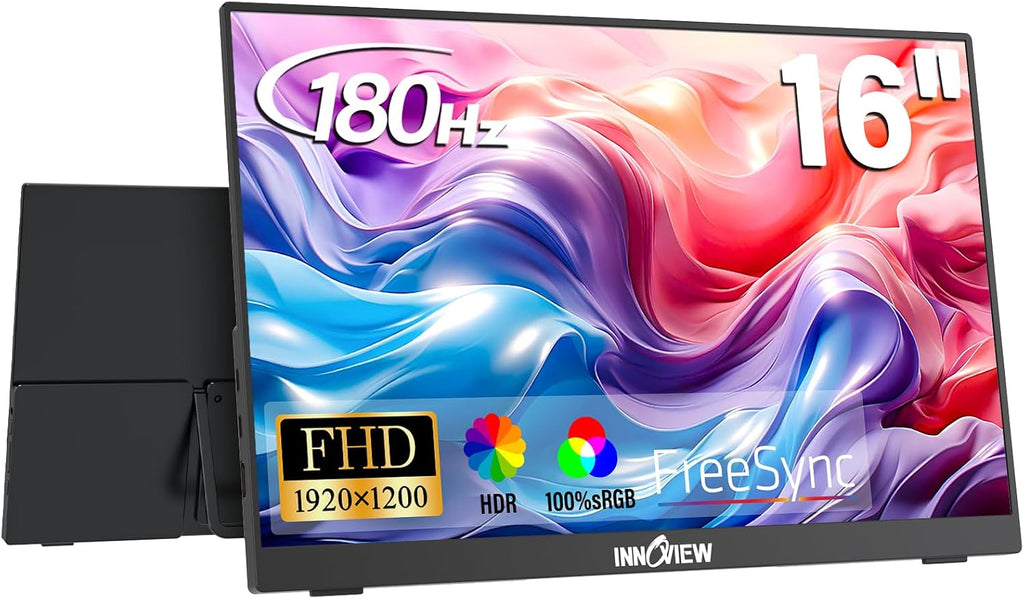 Moniteur portable InnoView 16 po FHD 144Hz — USB-C / HDMI