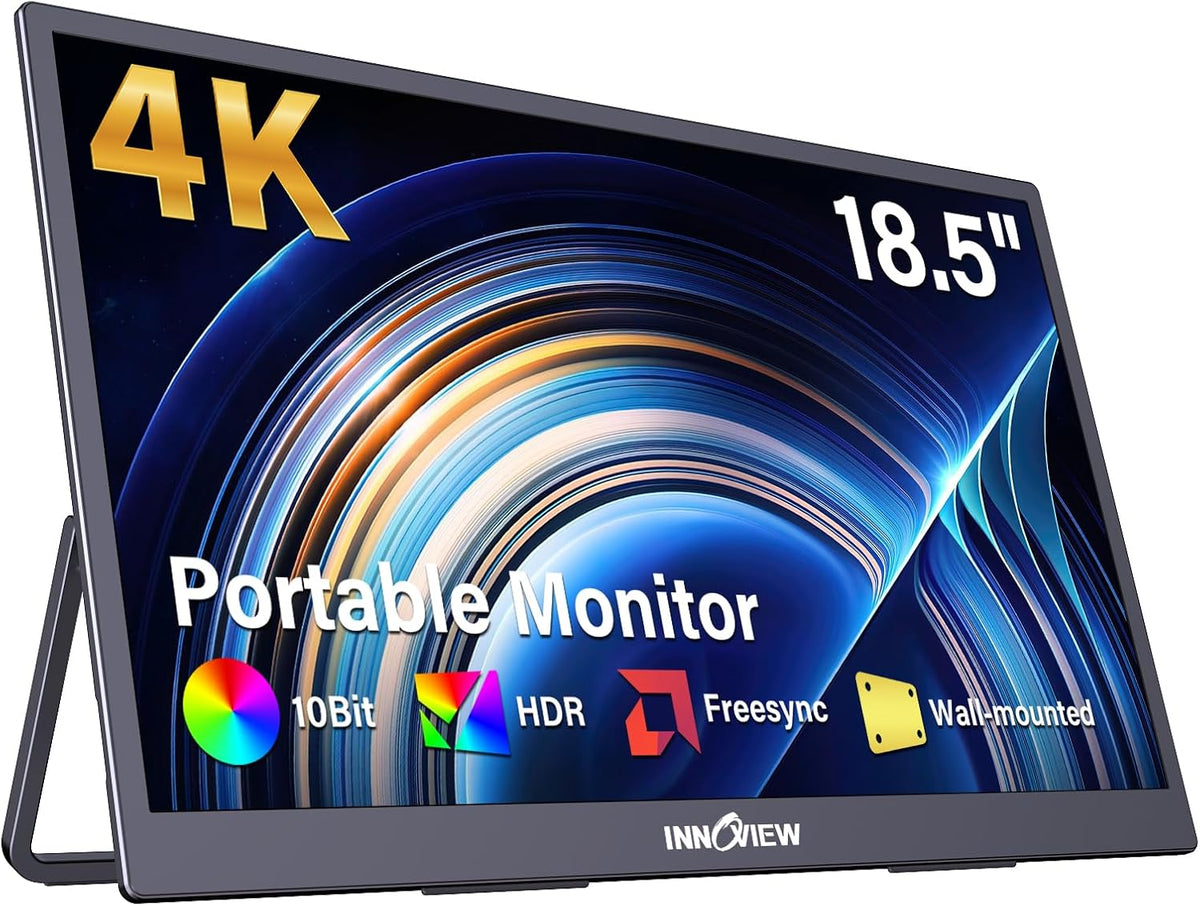Moniteur portable InnoView 18,5 po FHD 100Hz — USB-C/HDMI