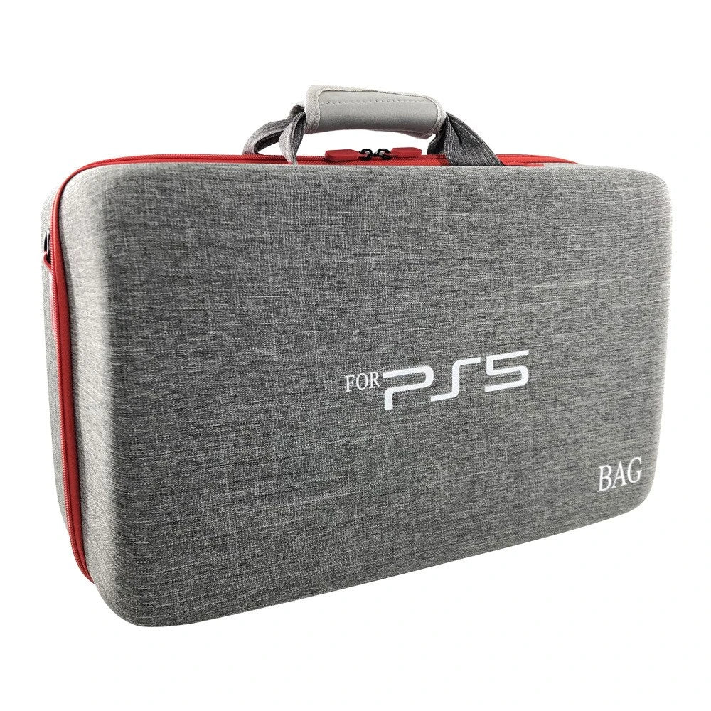 Sac de transport PS5 LEFOR.Z — housse voyage console et accessoires (Gris)