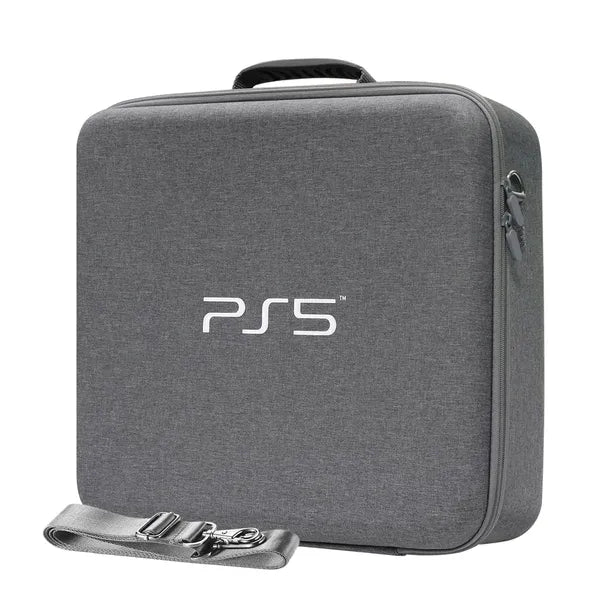 Sac de transport PS5 LEFOR.Z — housse voyage console et accessoires (Gris)