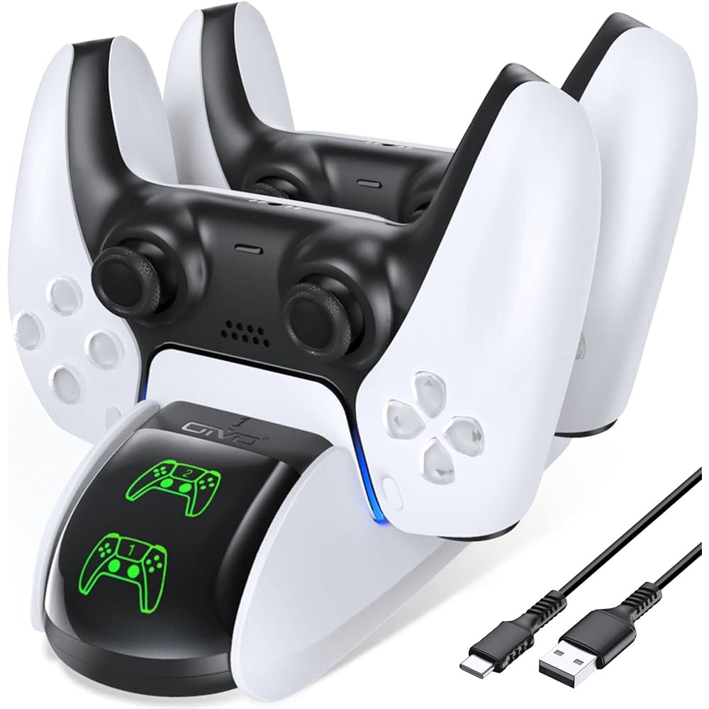 Station de charge OIVO pour manettes PS5 DualSense — double chargeur