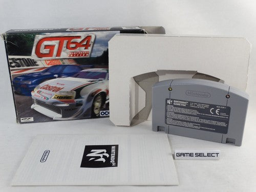 GT 64 – Nintendo 64 (N64) – Jeu d'occasion complet en boîte
