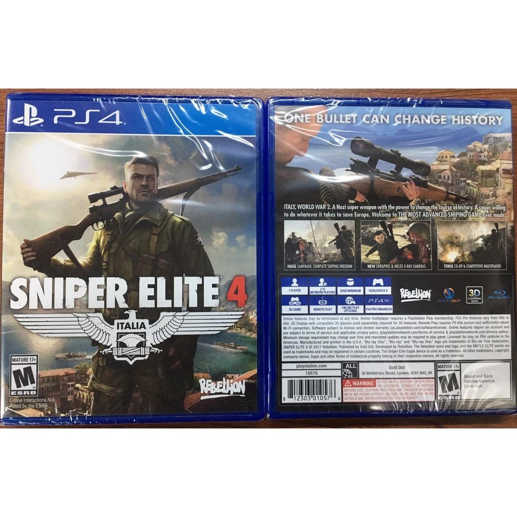 Sniper Elite 4 — PS4